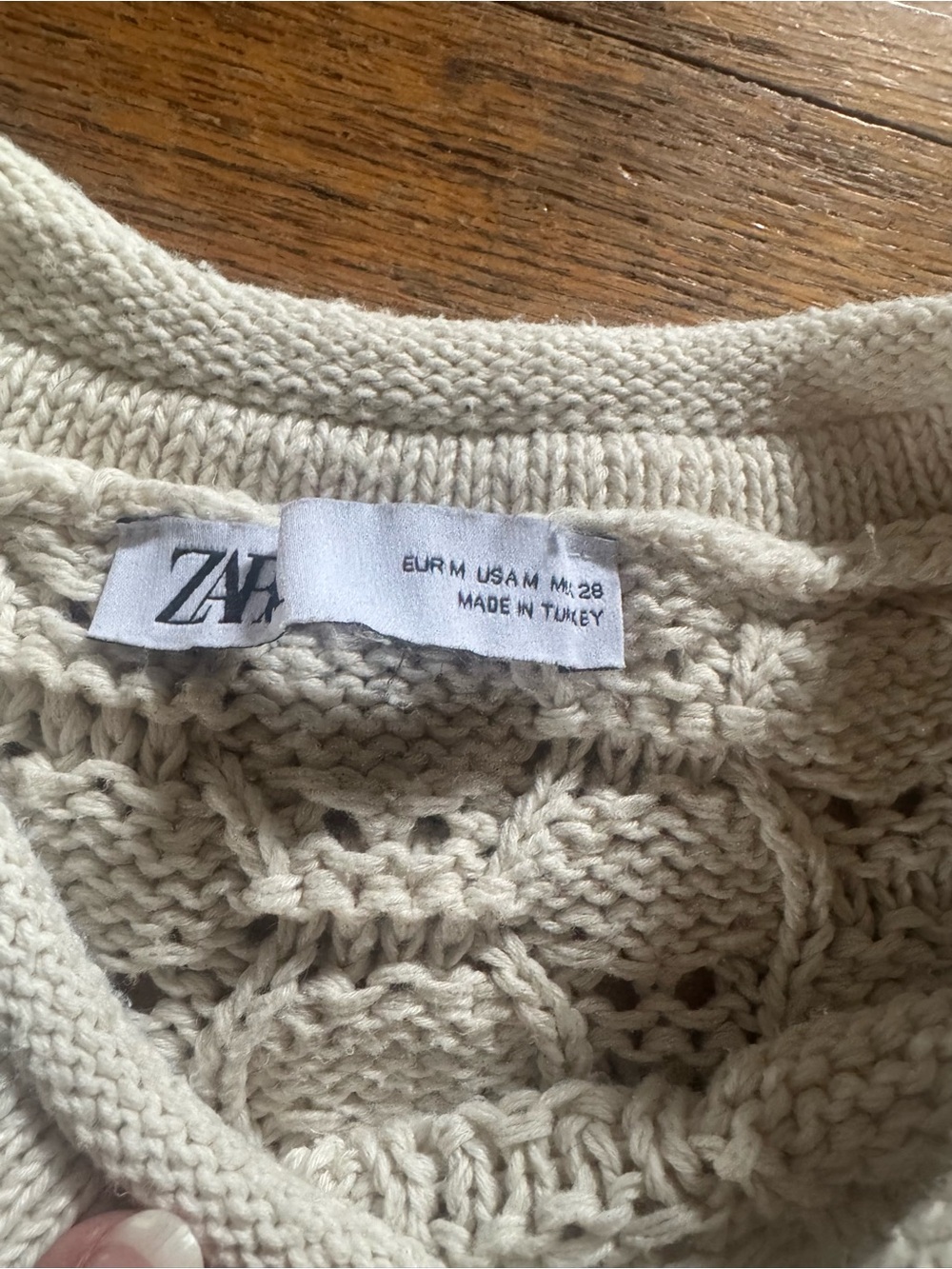 Zara Knit Cropped Top - Picture 2 of 3